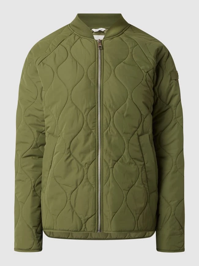 Tom Tailor Denim Bomber Mit Steppnähten - Wattiert - Olivgrün 2 Tom Tailor Denim Bomber Mit Steppnähten - Wattiert - Olivgrün – Bild 2