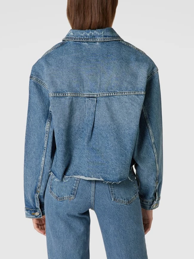REVIEW Jeansjacke Im Used-Look - Blau 5 REVIEW Jeansjacke Im Used-Look - Blau – Bild 5