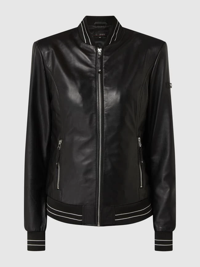 Cabrini Blouson Aus Leder - Schwarz 2 Cabrini Blouson Aus Leder - Schwarz – Bild 2