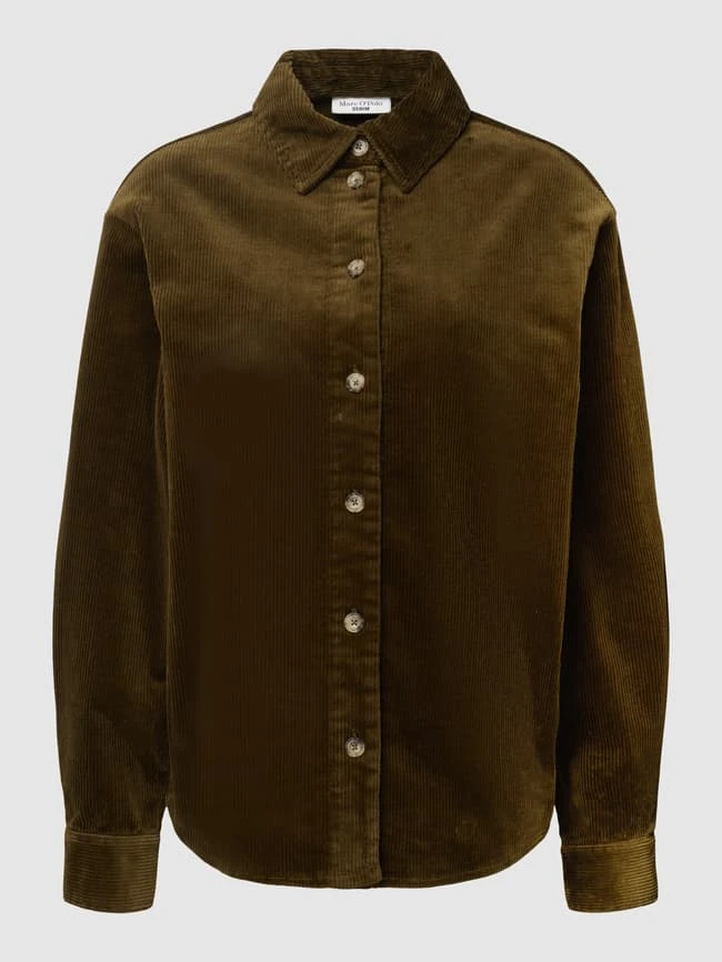 Marc O'Polo Denim Hemdjacke In Cord-Optik - Khaki 2 Marc O'Polo Denim Hemdjacke In Cord-Optik - Khaki – Bild 2