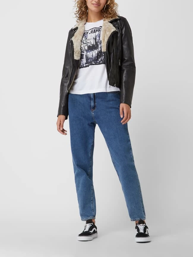 Freaky Nation Lederjacke Im Biker-Look Modell 'Winter Biker Princess' - Schwarz 1 Freaky Nation Lederjacke Im Biker-Look Modell 'Winter Biker Princess' - Schwarz