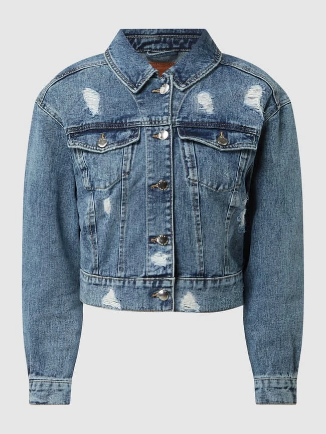 Only Cropped Jeansjacke Im Used-Look Modell 'Malibu' - Jeans 2 Only Cropped Jeansjacke Im Used-Look Modell 'Malibu' - Jeans – Bild 2