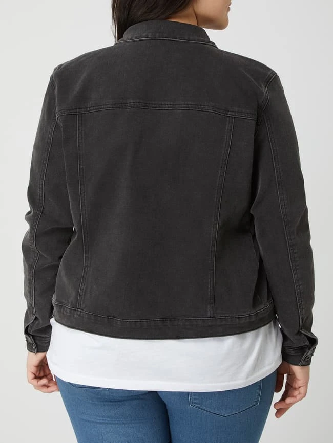 ONLY CARMAKOMA PLUS SIZE Jeansjacke Mit Pattentaschen Modell 'Cardia' - Jeans 5 ONLY CARMAKOMA PLUS SIZE Jeansjacke Mit Pattentaschen Modell 'Cardia' - Jeans – Bild 5