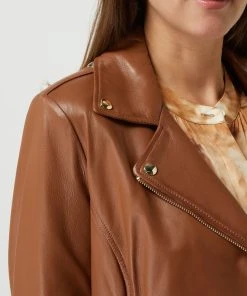 Repeat Lederjacke Im Biker-Look - Mittelbraun -Gipsy Shop acs3el9ha584qca495742lag9cs58l278t14miam9os56h29a173acq3655kei1l90q3chpg99732c2d693m8e9o68sj0c1n6phm8p9k6gsm2e9j61j6adpi64s32cj4chj34og