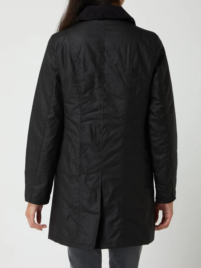 Barbour Jacke Aus Gewachster Baumwolle Modell 'Belsay' - Schwarz 5 Barbour Jacke Aus Gewachster Baumwolle Modell 'Belsay' - Schwarz – Bild 5