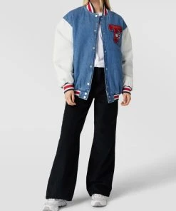 Tommy Jeans Jeansjacke Mit Label-Details Modell 'Letterman' - Jeans