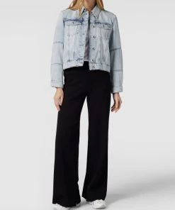 Drykorn Jeansjacke Mit Pattentaschen - Bleu