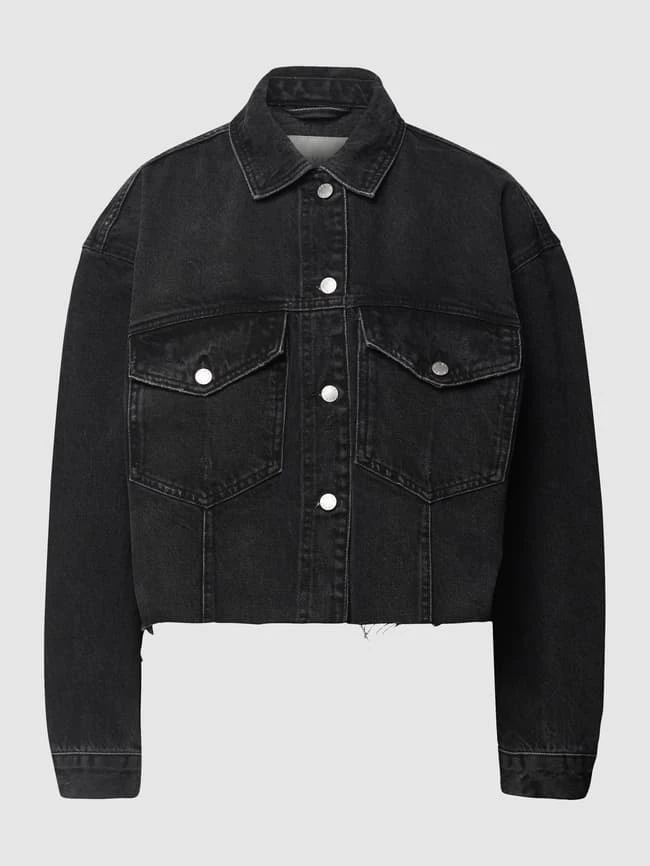 REVIEW Jeansjacke Im Used-Look - Mittelgrau 2 REVIEW Jeansjacke Im Used-Look - Mittelgrau – Bild 2