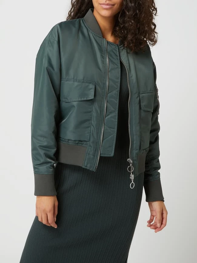 Marc O'Polo Denim Bomber Mit Ärmeltasche - Khaki 4 Marc O'Polo Denim Bomber Mit Ärmeltasche - Khaki – Bild 4