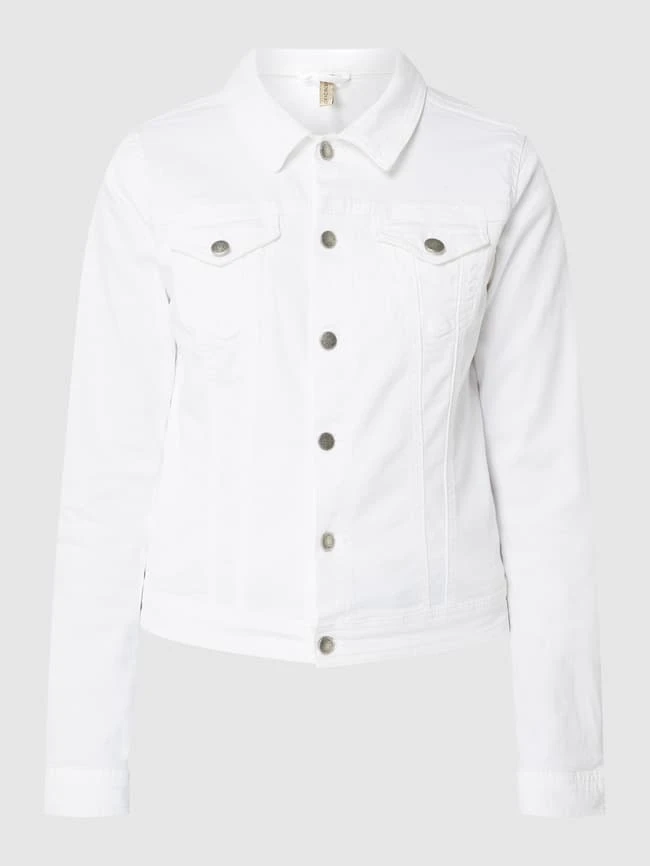 Soyaconcept Jeansjacke Mit Stretch-Anteil - Weiß 2 Soyaconcept Jeansjacke Mit Stretch-Anteil - Weiß – Bild 2