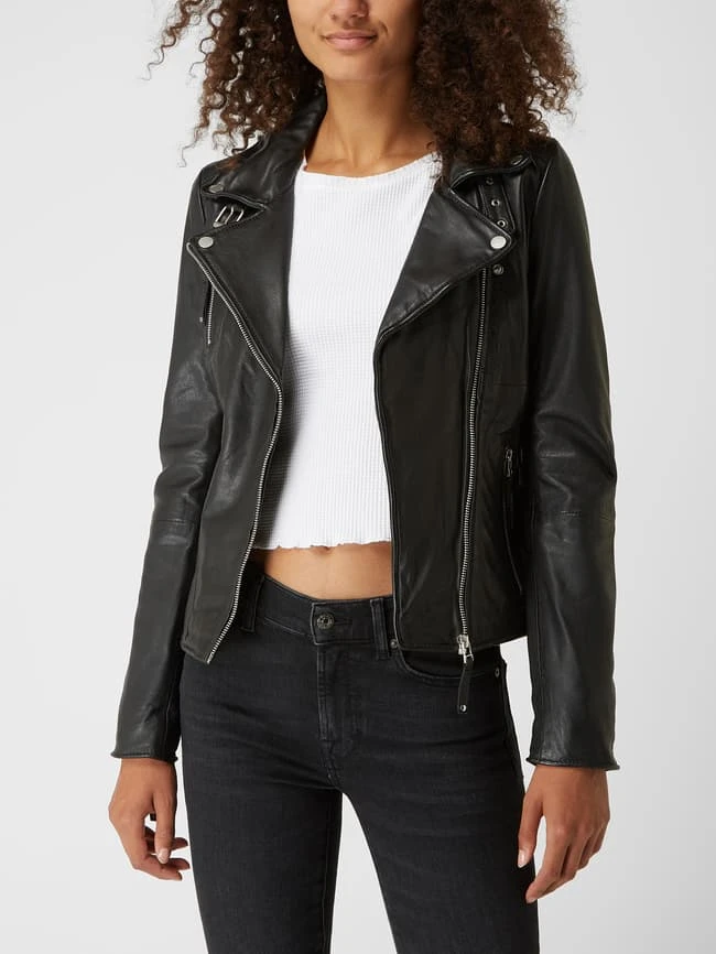 Freaky Nation Lederjacke Im Biker-Look Modell 'Princess' - Schwarz 4 Freaky Nation Lederjacke Im Biker-Look Modell 'Princess' - Schwarz – Bild 4