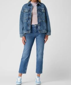 American Vintage Jeansjacke Aus Baumwolle Modell 'Iva' - Jeans
