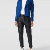 BOSS Casualwear Bikerjacke Aus Echtem Leder Modell 'Saleli' - Royalblau