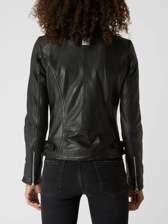 Freaky Nation Lederjacke Im Biker-Look Modell 'Princess' - Schwarz 5 Freaky Nation Lederjacke Im Biker-Look Modell 'Princess' - Schwarz – Bild 5