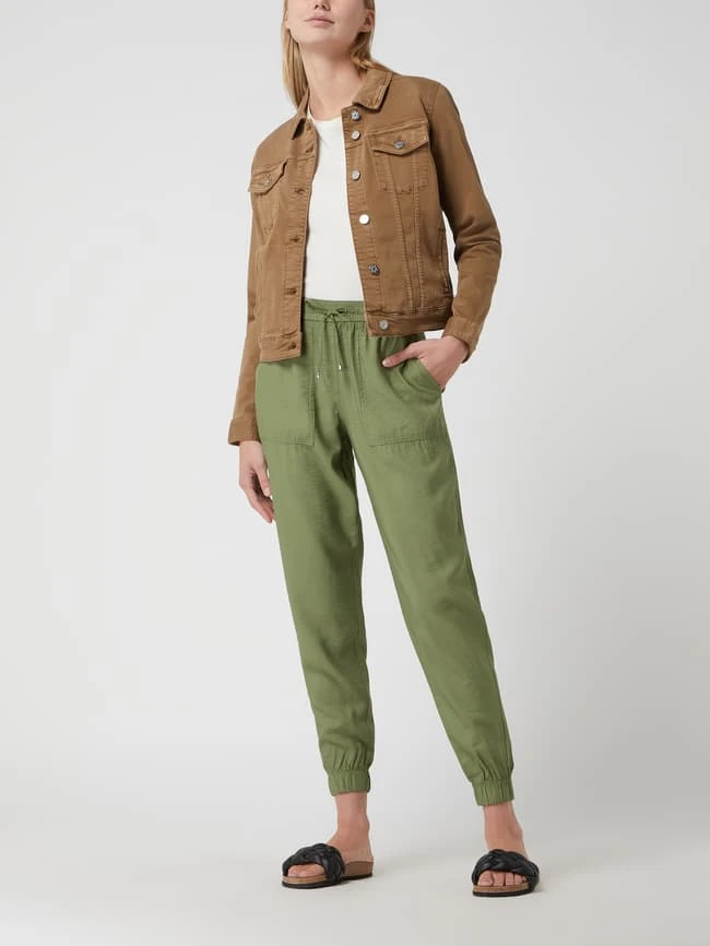 S.Oliver RED LABEL Jeansjacke Mit Viskose-Anteil - Khaki 1 S.Oliver RED LABEL Jeansjacke Mit Viskose-Anteil - Khaki