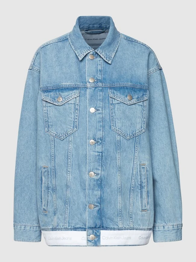 Calvin Klein Jeans Oversized Jeansjacke Mit Label-Details - Jeans 2 Calvin Klein Jeans Oversized Jeansjacke Mit Label-Details - Jeans – Bild 2