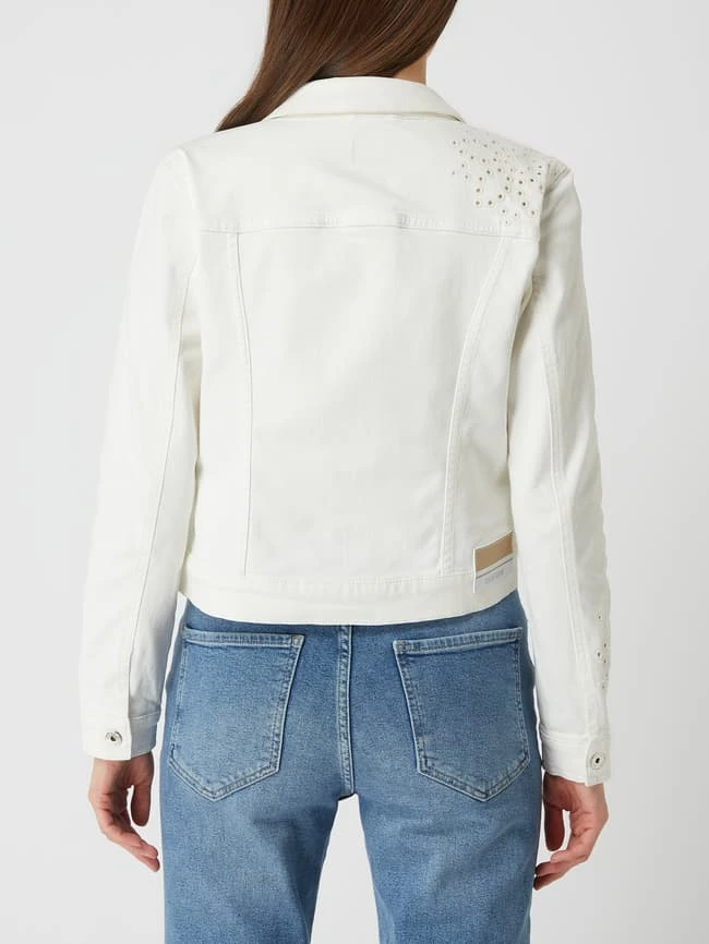 Taifun Jeansjacke Mit Lochstickereien - Offwhite 5 Taifun Jeansjacke Mit Lochstickereien - Offwhite – Bild 5