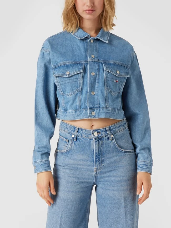 Tommy Jeans Cropped Jeansjacke Mit Label-Details - Jeans 4 Tommy Jeans Cropped Jeansjacke Mit Label-Details - Jeans – Bild 4
