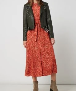 Only Jacke In Leder-Optik Modell 'Valerie' - Dunkelgrün