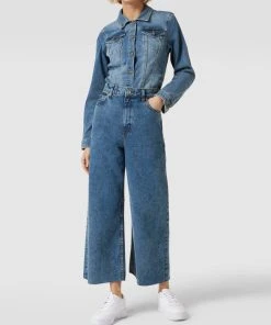 Buena Vista Jeansjacke Mit Pattentaschen - Blau