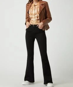 Repeat Lederjacke Im Biker-Look - Mittelbraun