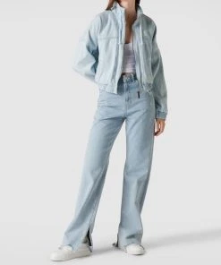 KARL KANI Jeansjacke Mit Brand-Stitching - Blau