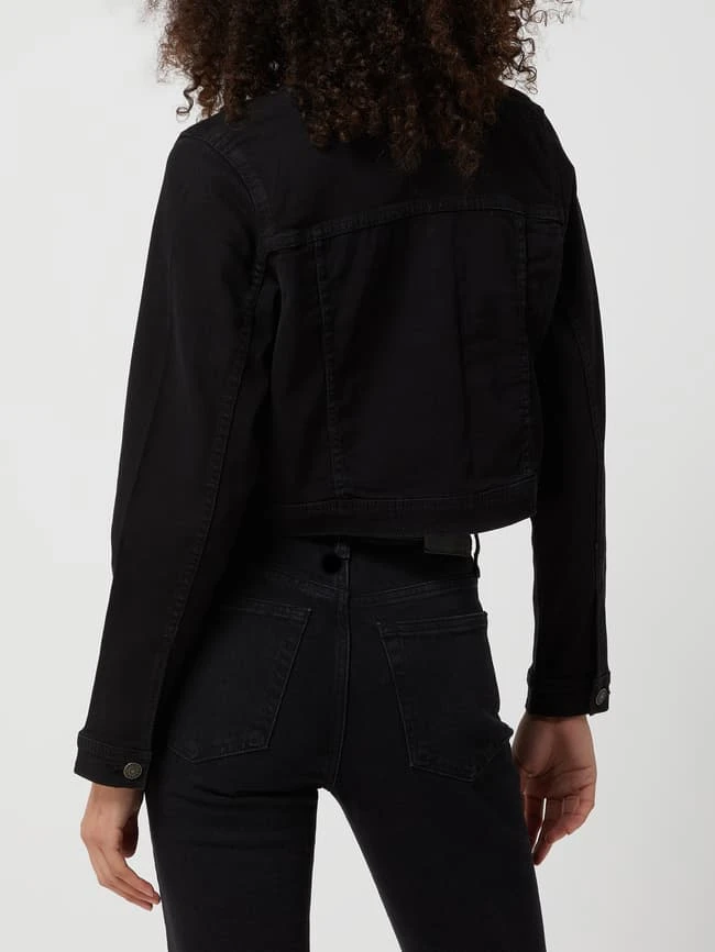 American Eagle Cropped Jeansjacke Mit Viskose-Anteil - Schwarz 5 American Eagle Cropped Jeansjacke Mit Viskose-Anteil - Schwarz – Bild 5