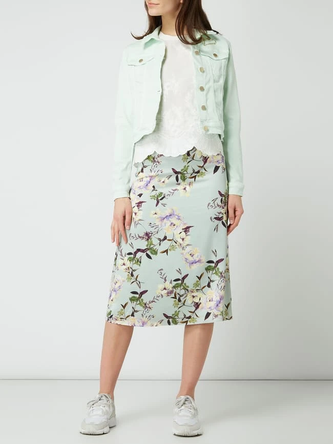 Rich & Royal Jeansjacke Mit Stretch-Anteil - Mint 1 Rich & Royal Jeansjacke Mit Stretch-Anteil - Mint