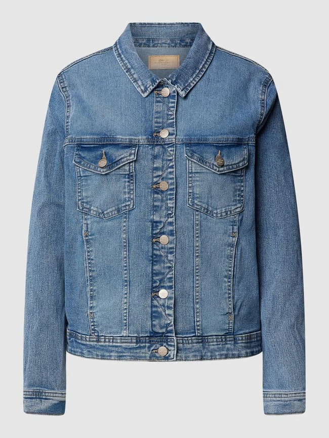 ONLY CARMAKOMA PLUS SIZE Jeansjacke Mit Brusttaschen - Hellblau 2 ONLY CARMAKOMA PLUS SIZE Jeansjacke Mit Brusttaschen - Hellblau – Bild 2