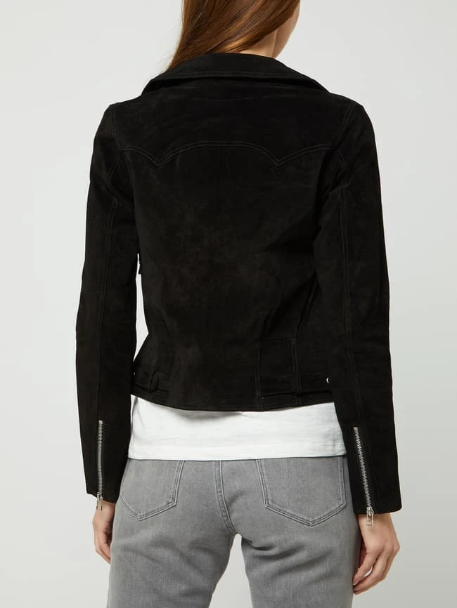 Goosecraft Lederjacke Im Biker-Look Modell 'Jupiter' - Schwarz 5 Goosecraft Lederjacke Im Biker-Look Modell 'Jupiter' - Schwarz – Bild 5